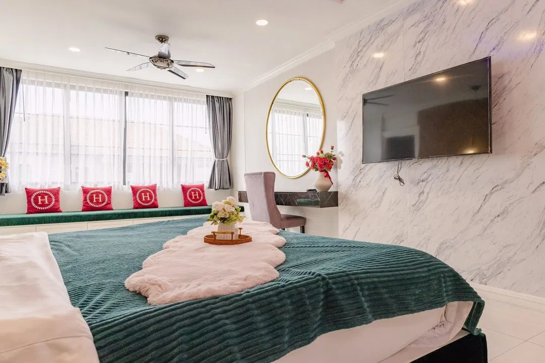 ห้องนอน Exquisite poolvilla H