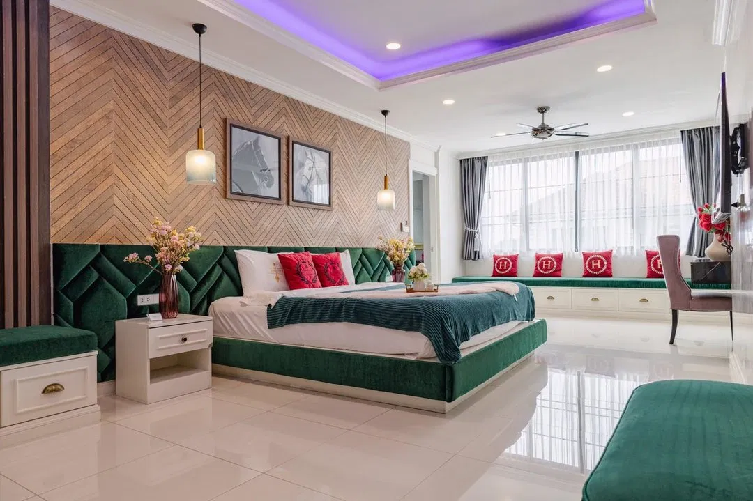 ห้องนอน Exquisite poolvilla H