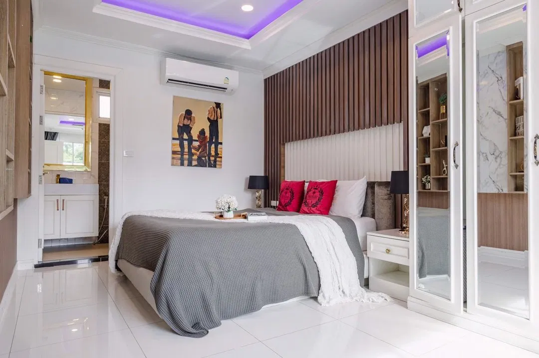 ห้องนอน Exquisite poolvilla H