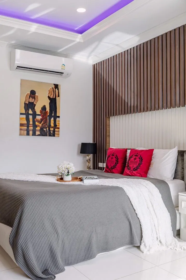 ห้องนอน Exquisite poolvilla H
