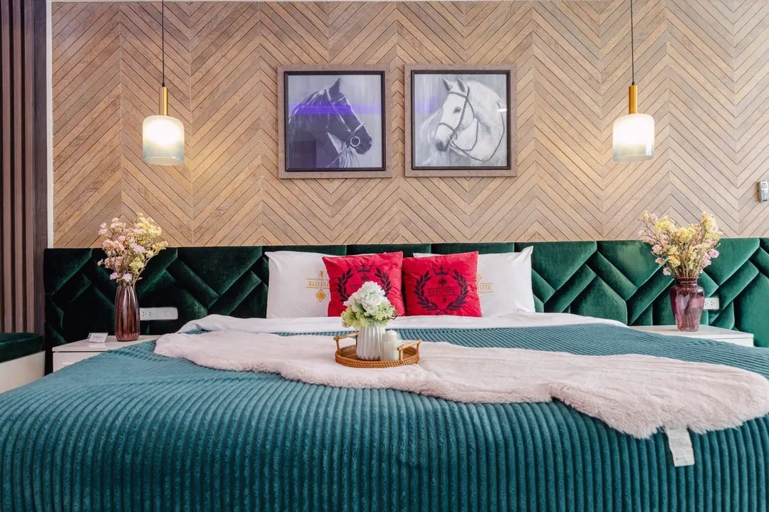 ห้องนอน Exquisite poolvilla H