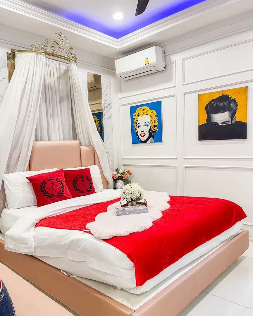 ห้องนอน Exquisite poolvilla J