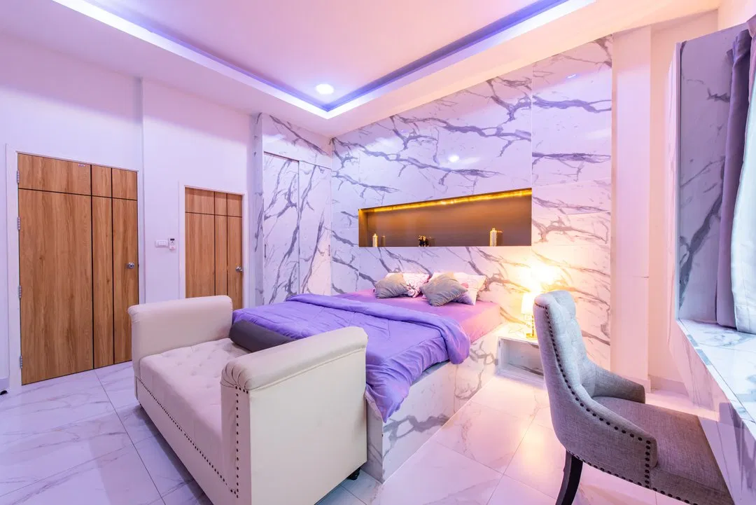 ห้องนอน Rich pool villa