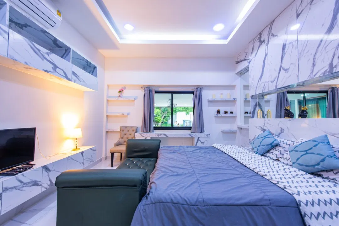 ห้องนอน Rich pool villa