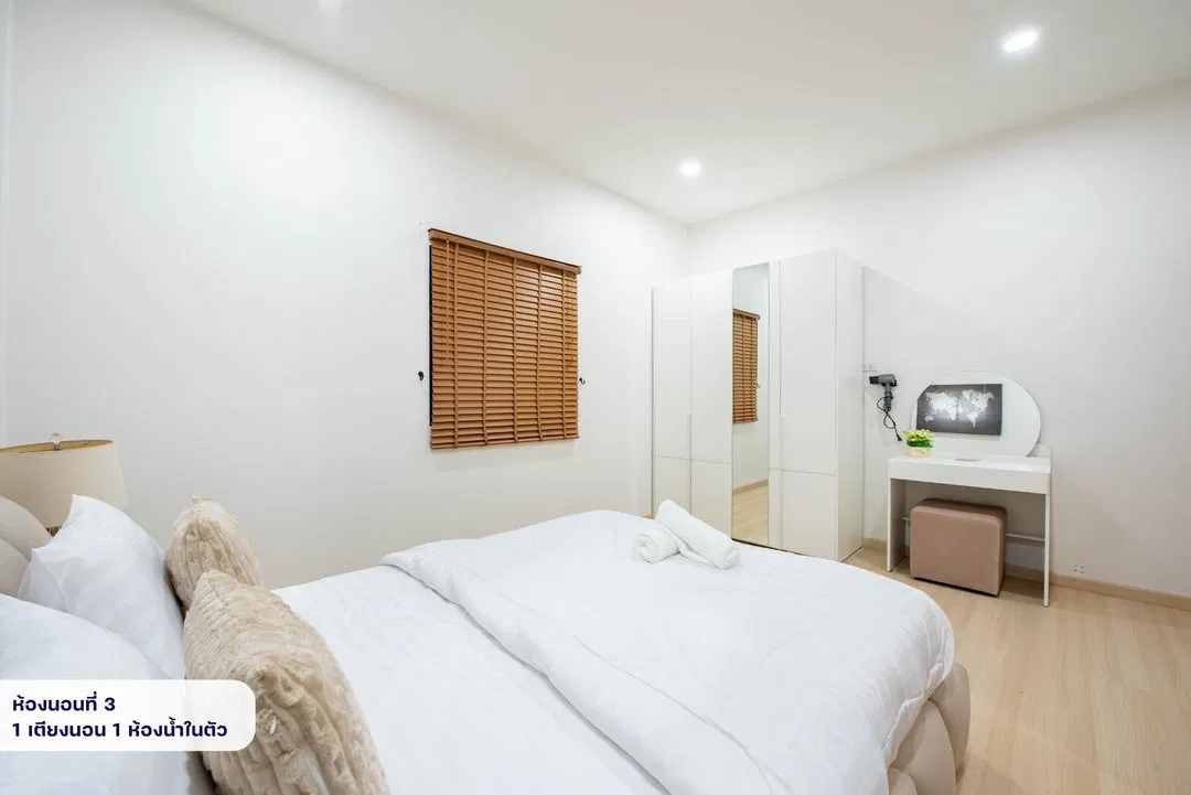 ห้องนอน Seattle Pool Villa Pattaya