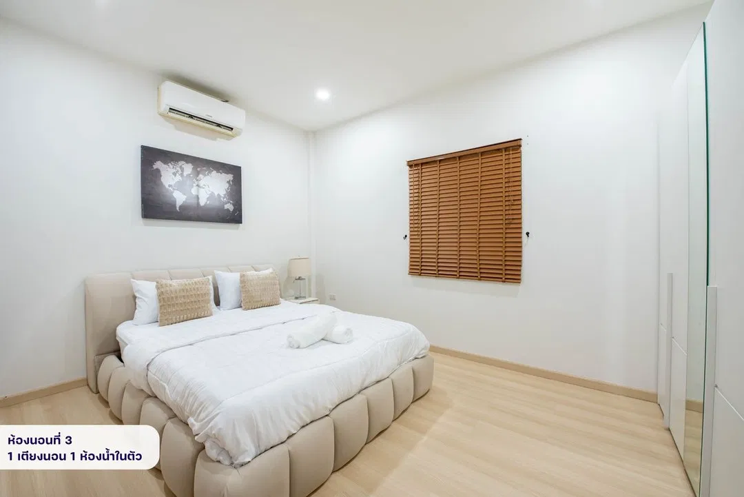 ห้องนอน Seattle Pool Villa Pattaya