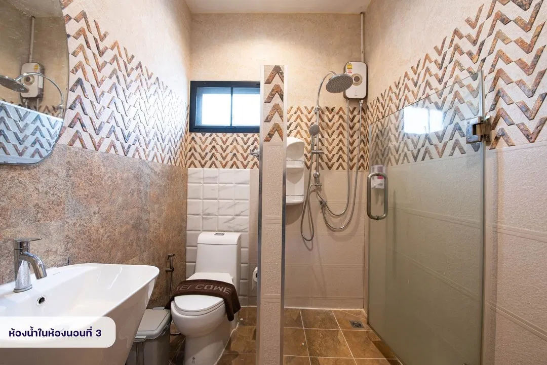ห้องน้ำ Seattle Pool Villa Pattaya