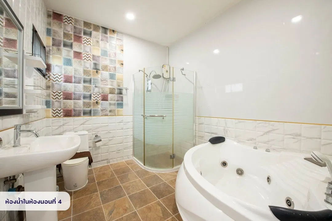 ห้องน้ำ Seattle Pool Villa Pattaya