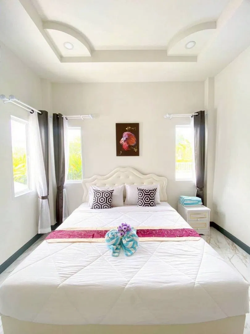 ห้องนอน Friendly Pool Villa