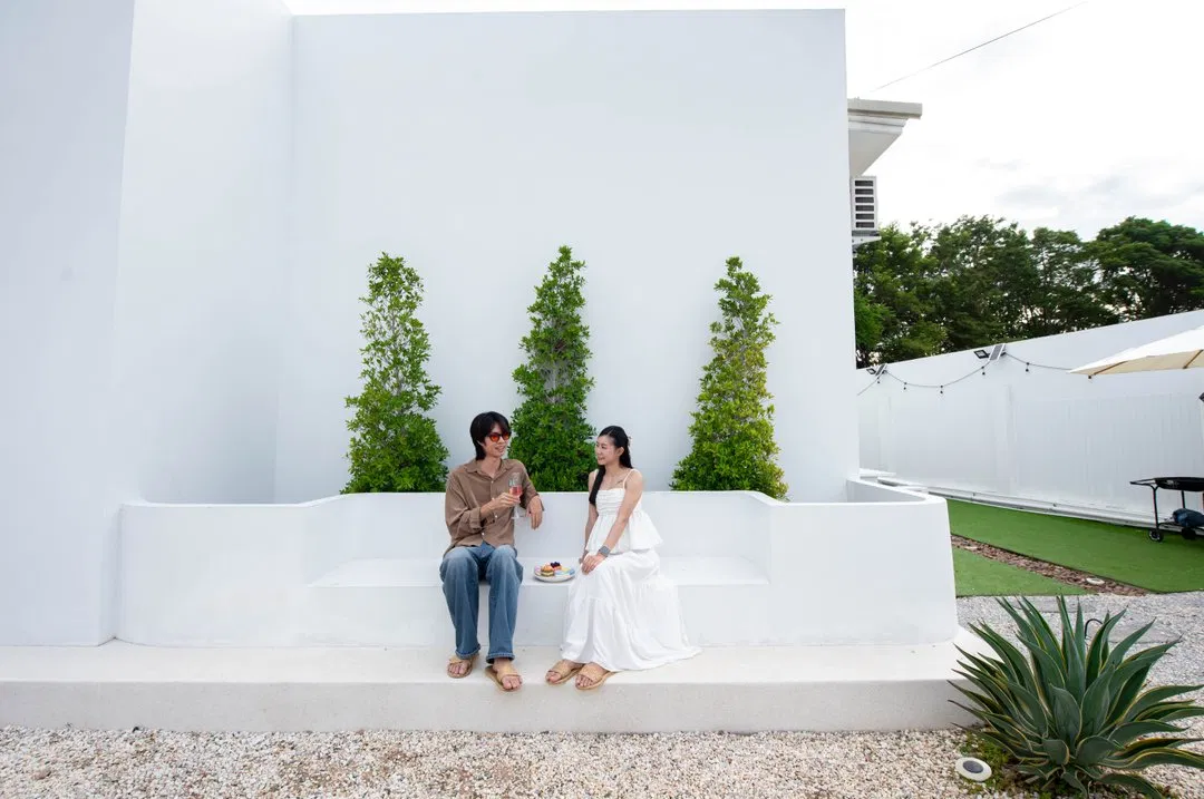 ภายนอก Peace Villa pattaya