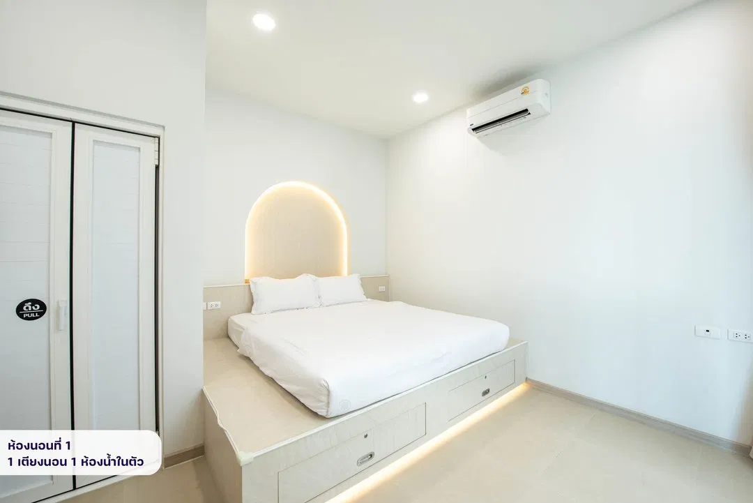ห้องนอน Peace Villa pattaya