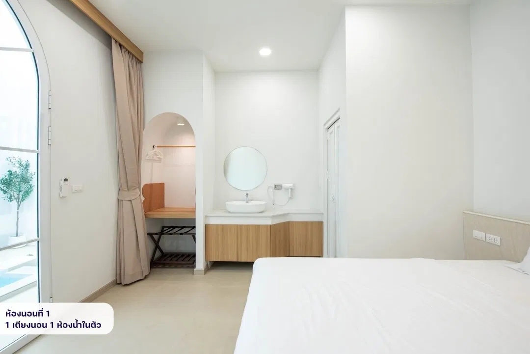 ห้องนอน Peace Villa pattaya