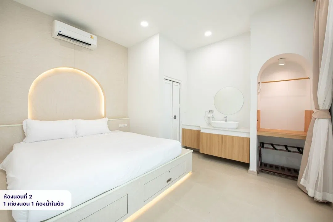 ห้องนอน Peace Villa pattaya