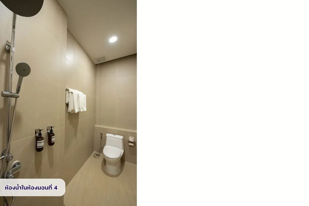 ห้องน้ำ Peace Villa pattaya