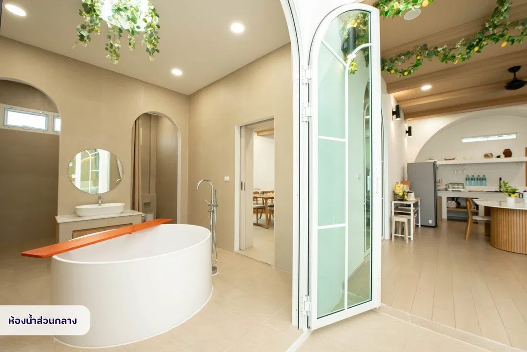 ห้องน้ำ Peace Villa pattaya