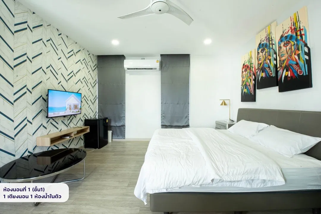 ห้องนอน Villa port sand