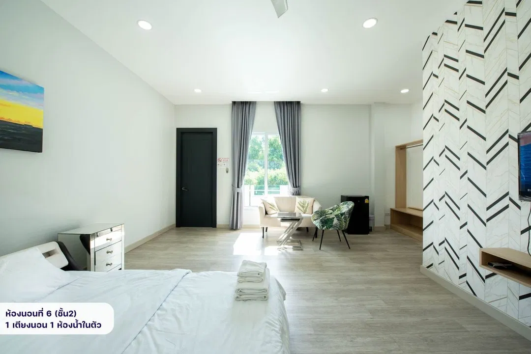 ห้องนอน Villa port sand