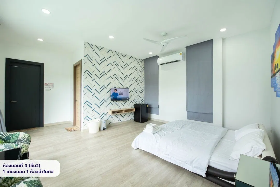 ห้องนอน Villa port sand