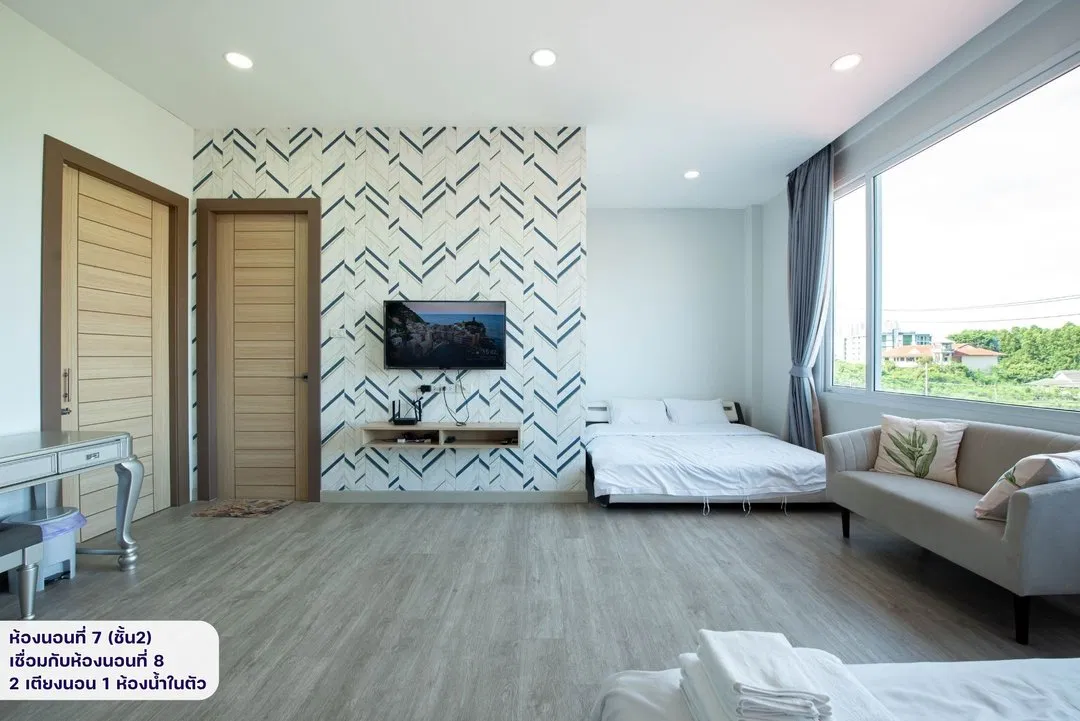 ห้องนอน Villa port sand