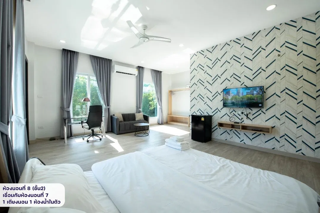 ห้องนอน Villa port sand
