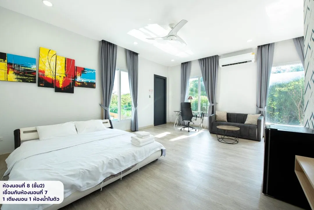 ห้องนอน Villa port sand