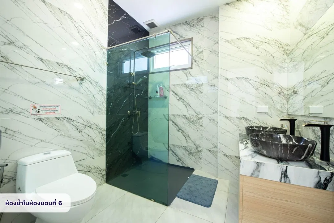 ห้องน้ำ Villa port sand