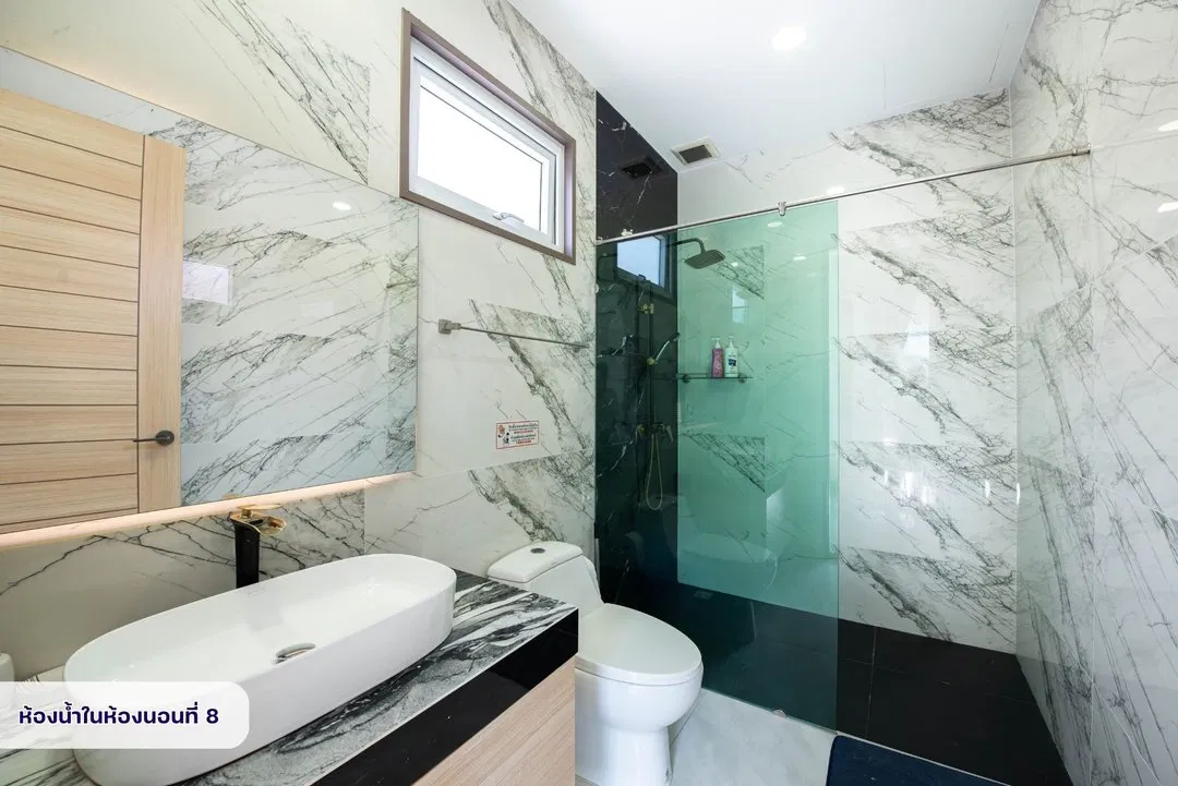 ห้องน้ำ Villa port sand