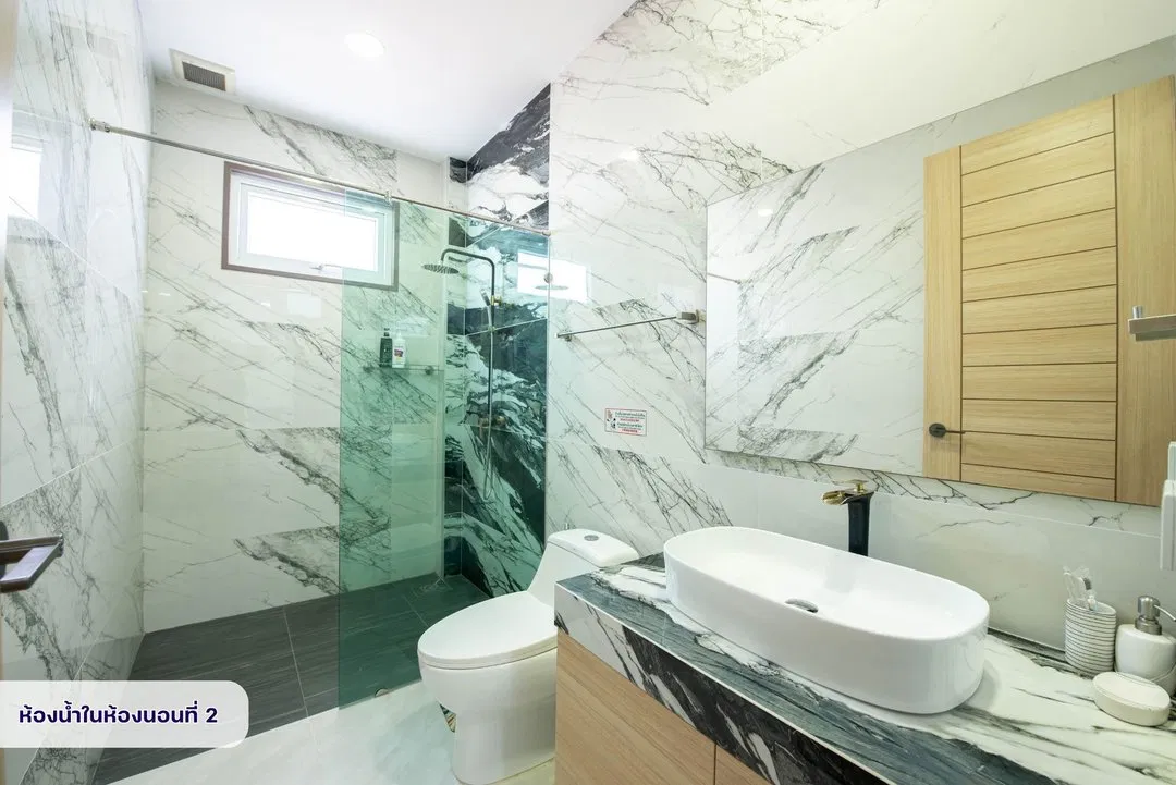 ห้องน้ำ Villa port sand