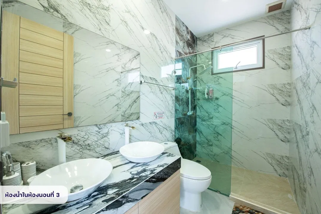 ห้องน้ำ Villa port sand