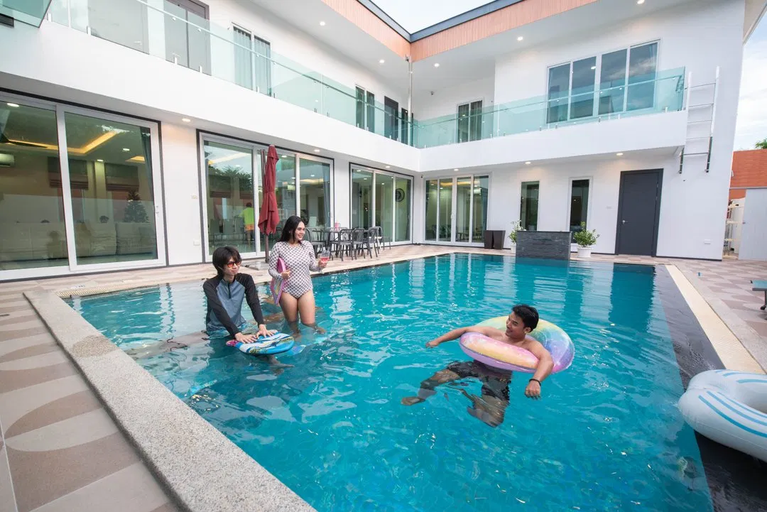 ภายนอก Villa port sand