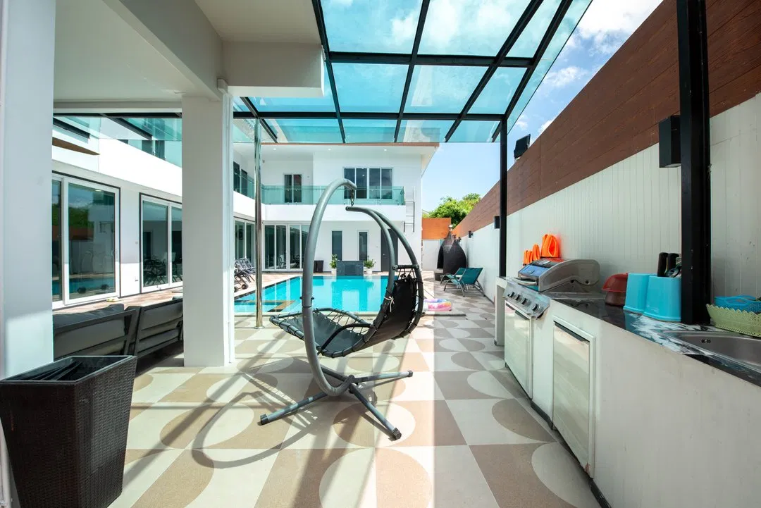 ภายนอก Villa port sand