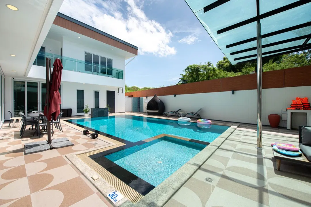 ภายนอก Villa port sand