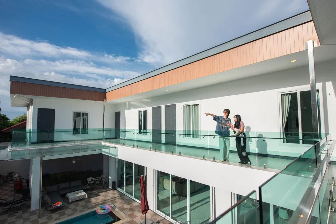 ภายนอก Villa port sand