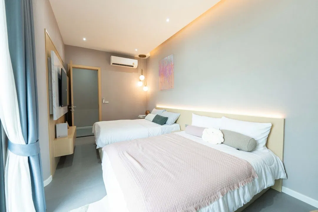 ห้องนอน Midtown Villa