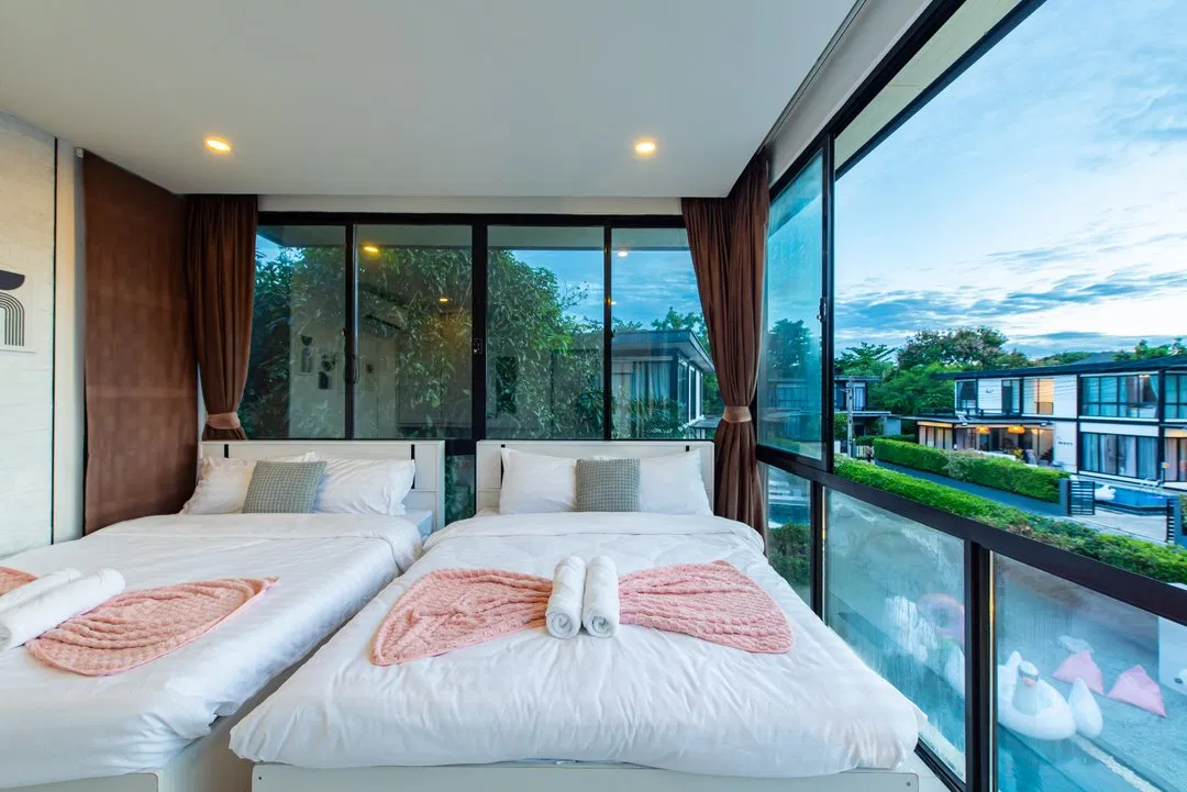 ห้องนอน The Celestia House (ห้วยใหญ่)