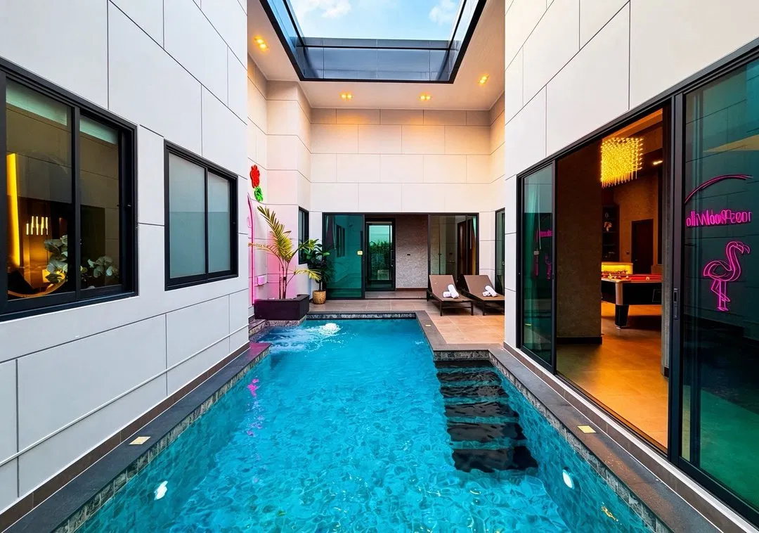 ภายนอก Atmos Poolvilla
