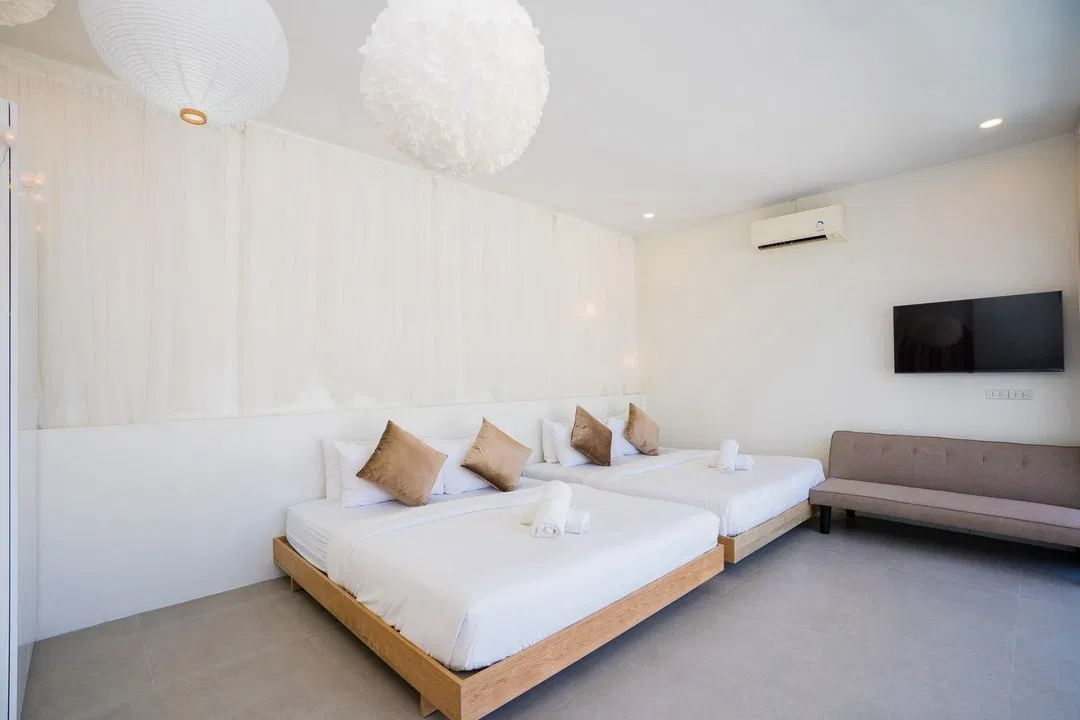 ห้องนอน IDA BEACH POOL VILLA (ไอด้าบีช)