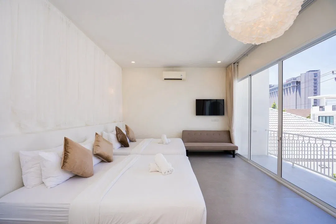 ห้องนอน IDA BEACH POOL VILLA (ไอด้าบีช)