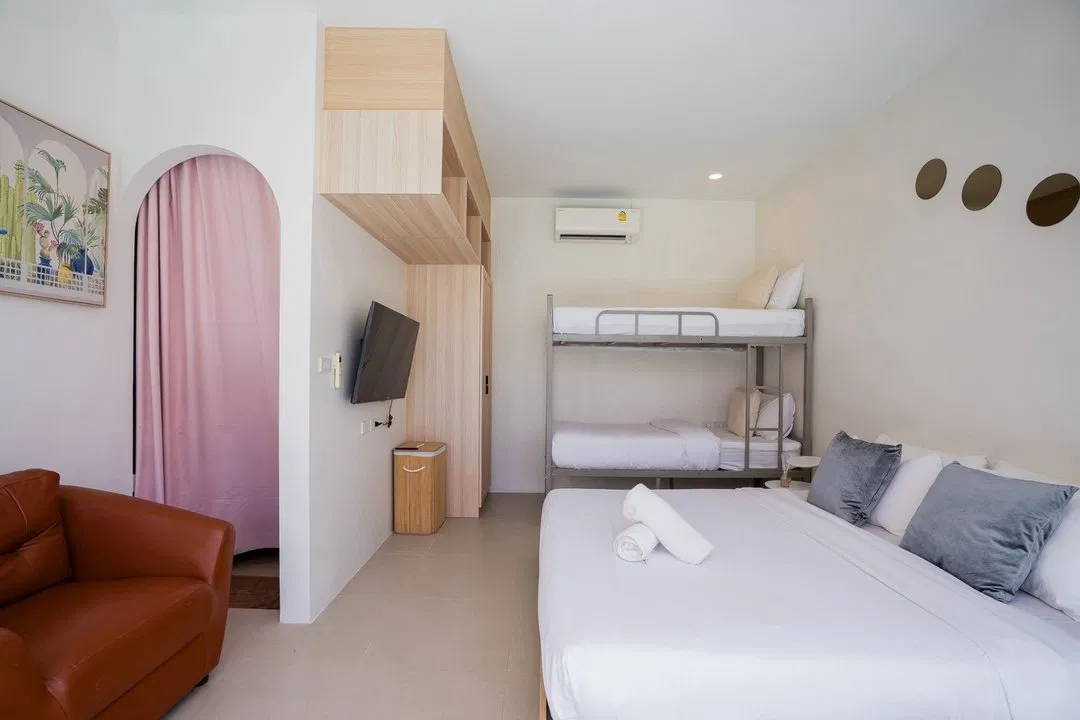 ห้องนอน IDA BEACH POOL VILLA (ไอด้าบีช)