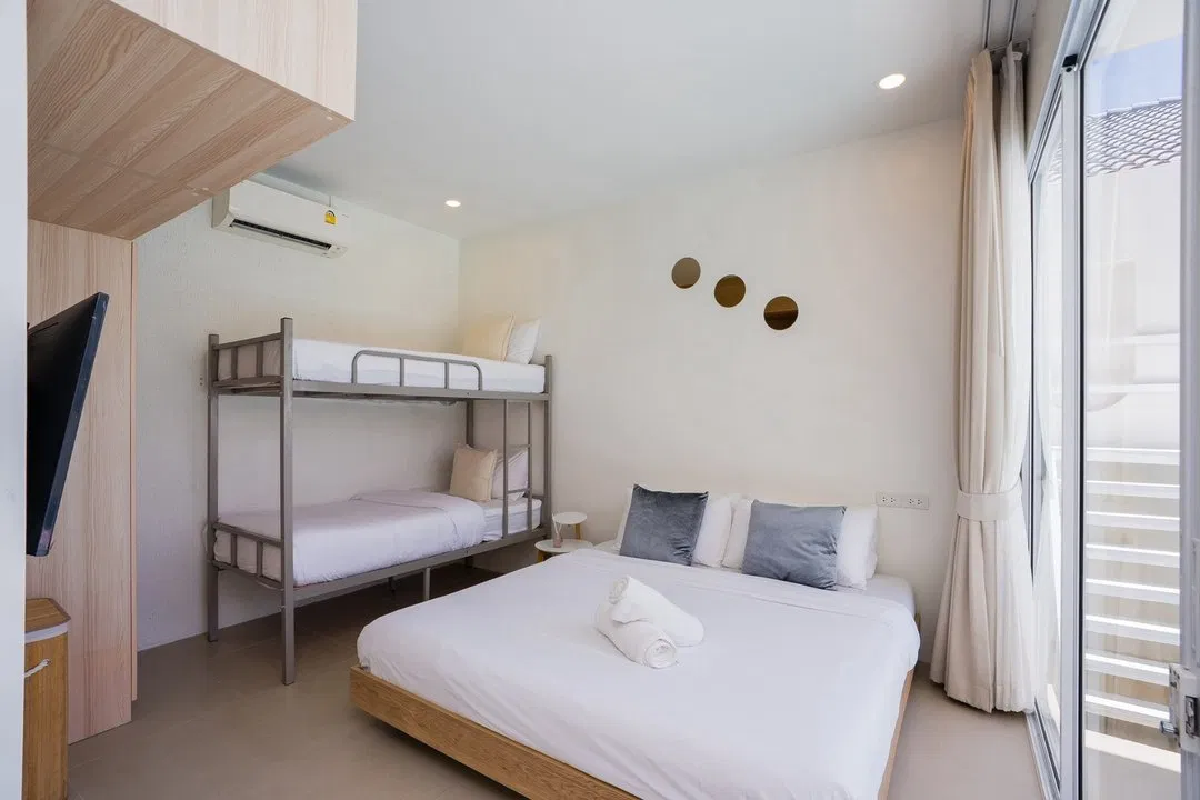 ห้องนอน IDA BEACH POOL VILLA (ไอด้าบีช)
