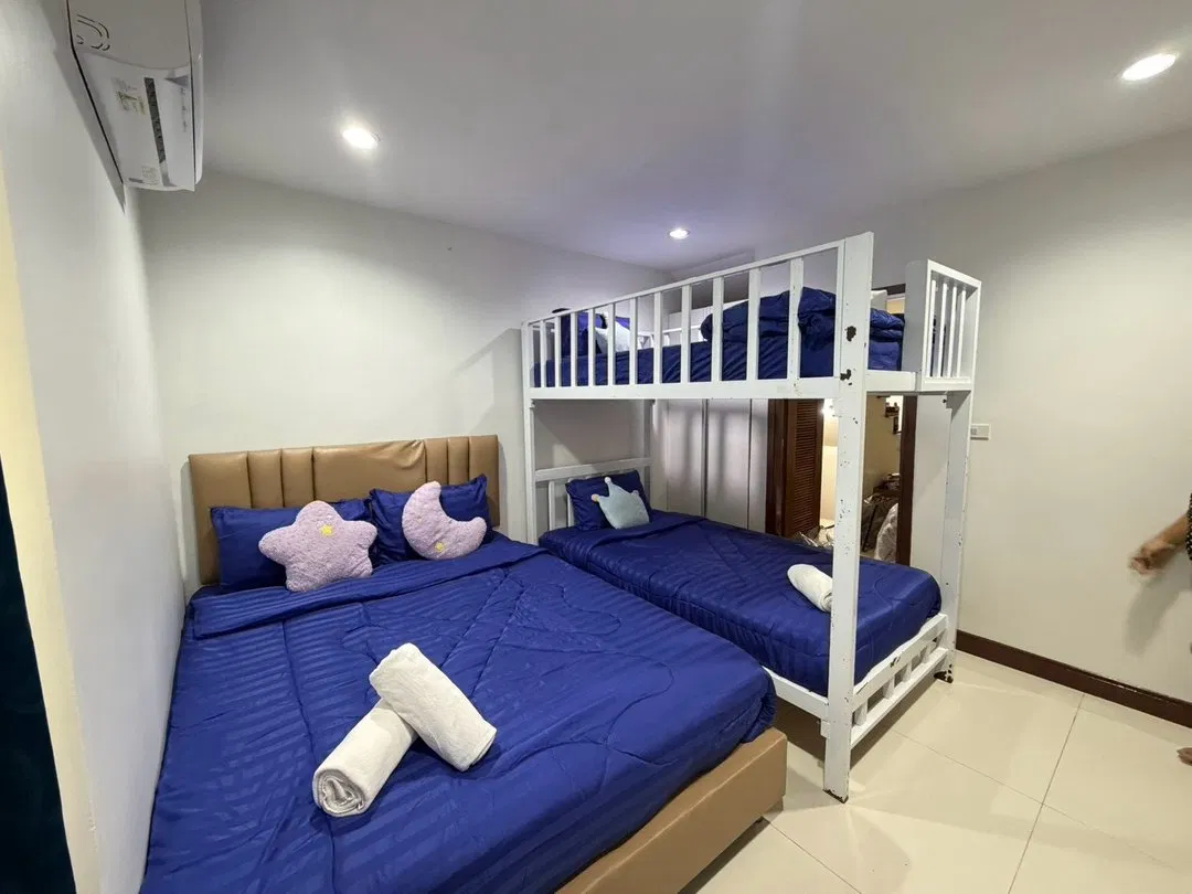 ห้องนอน NS beach pool Villa