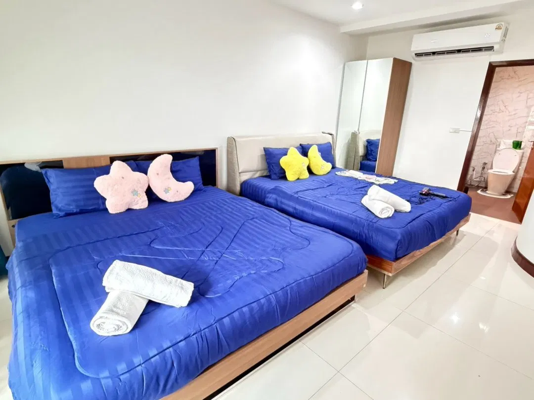 ห้องนอน NS beach pool Villa
