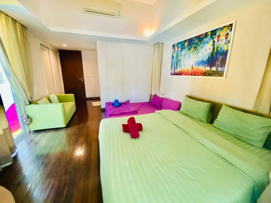ห้องนอน BB POOL VILLA PATTAYA