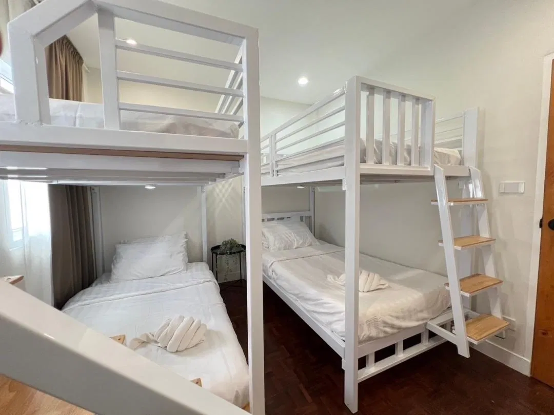 ห้องนอน บ้านแสงจันทร์พูลวิลล่าระยอง - saengchan pool villa rayong
