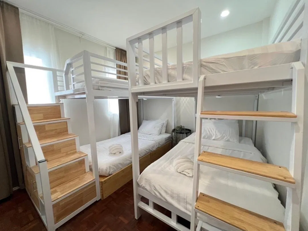 ห้องนอน บ้านแสงจันทร์พูลวิลล่าระยอง - saengchan pool villa rayong