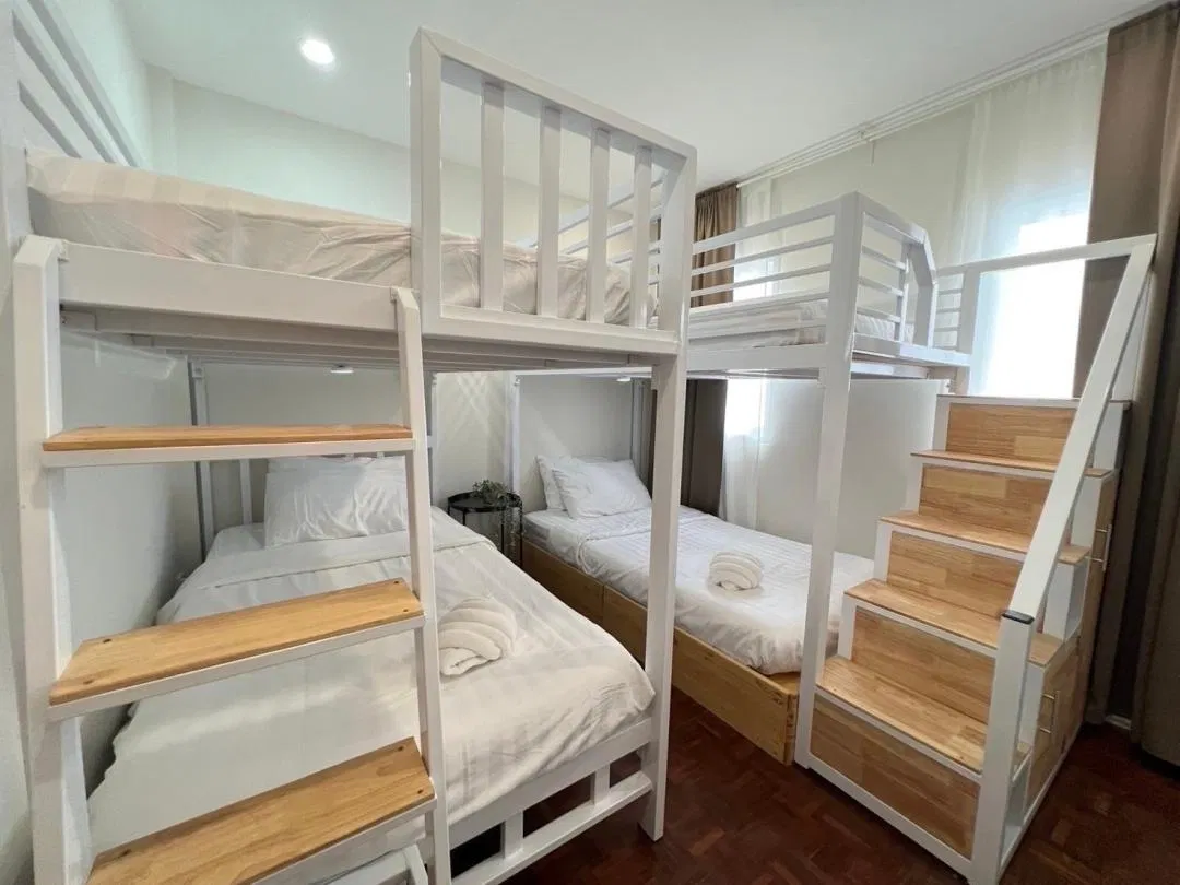 ห้องนอน บ้านแสงจันทร์พูลวิลล่าระยอง - saengchan pool villa rayong