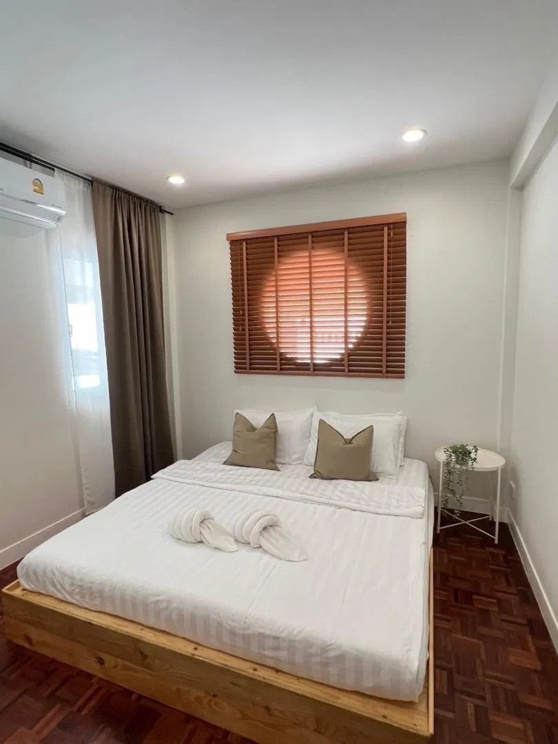 ห้องนอน บ้านแสงจันทร์พูลวิลล่าระยอง - saengchan pool villa rayong