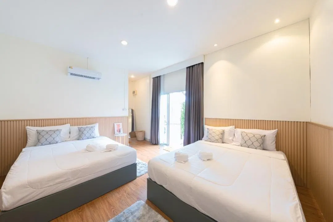 ห้องนอน Alisa Garden&Pool