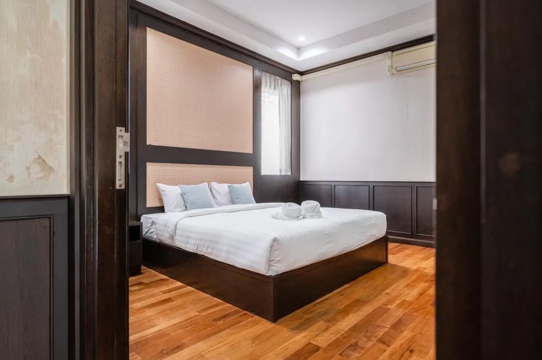 ห้องนอน RimLay Beachfront Pool Villa
