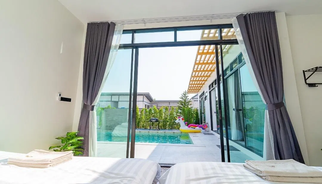 ห้องนอน Villa Paramount 1